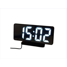 Годинник настільний VST-888-6 Білий підсвітка + температура USB (60)