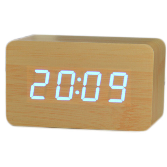 Настільний годинник від мережі + батарейки ART-863 (100 шт./яск.)