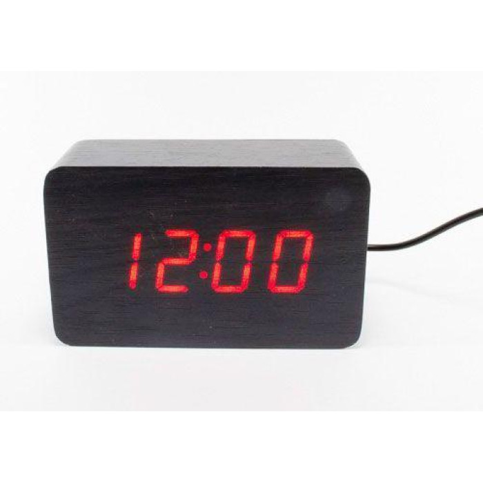 Настільний годинник від мережі + батарейки ART-863 (100 шт./яск.)