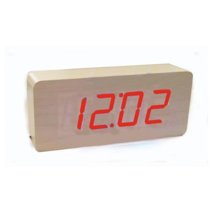 Настільний годинник від мережі +батарейка ART-865 (50 шт./яский)