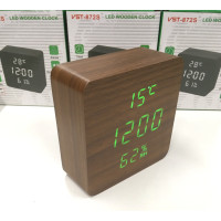 Настільний годинник від мережі +батарейка VST-872/6995 (80 шт./ясть)