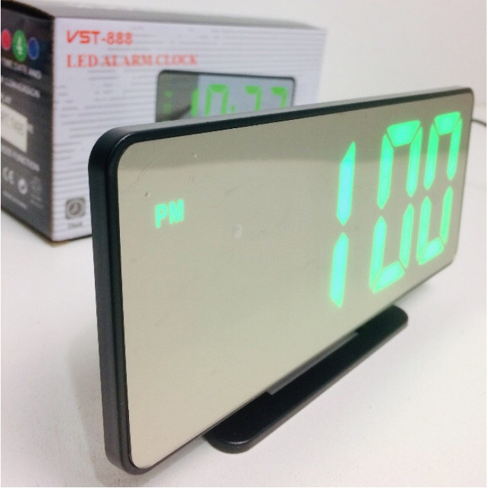 Настільний годинник від мережі +батарейка VST-888/7495 (60 шт./яский)
