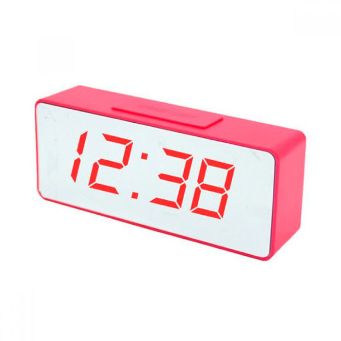 Настільний годинник від мережі +батарейка ART-886Y-1 (120 шт)