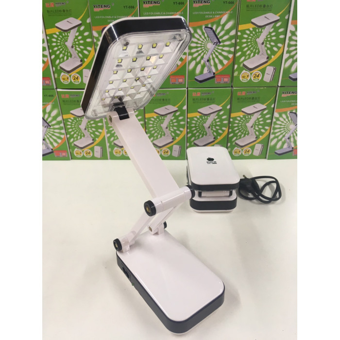 Лампа акумуляторна світлодіодна LED-666 (60 шт./яск.)