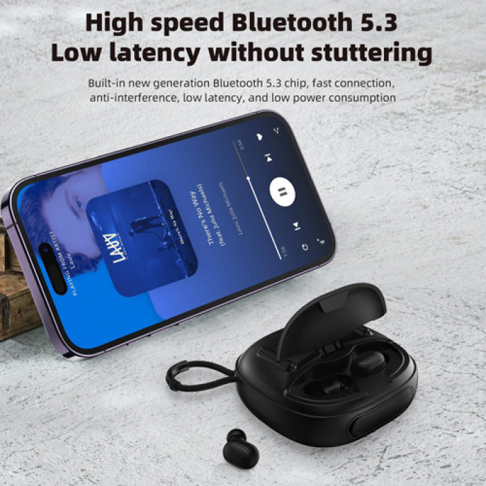 Bluetooth-колонка з навушниками TG813, з функцією speakerphone, радіо (60)