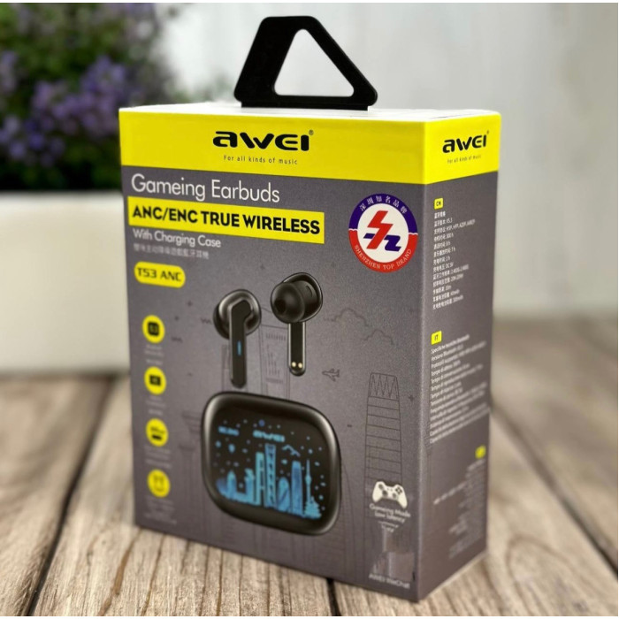 Bluetooth навушники AWEI T53 ANS (120 шт./ящ)
