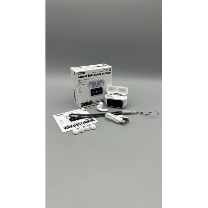 Гарнитура Bluetooth REMAX Noise-Cancelling True Earbuds with Touchscreen CozyPods W30N