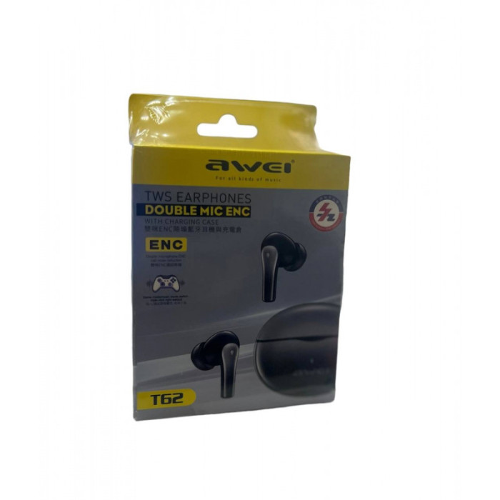 Bluetooth навушники AWEI T62 TWS Bluetooth (120 шт)