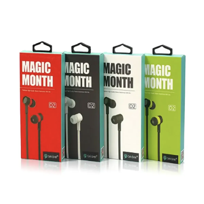 Навушники Celebrat D2 (120 шт/ящ)