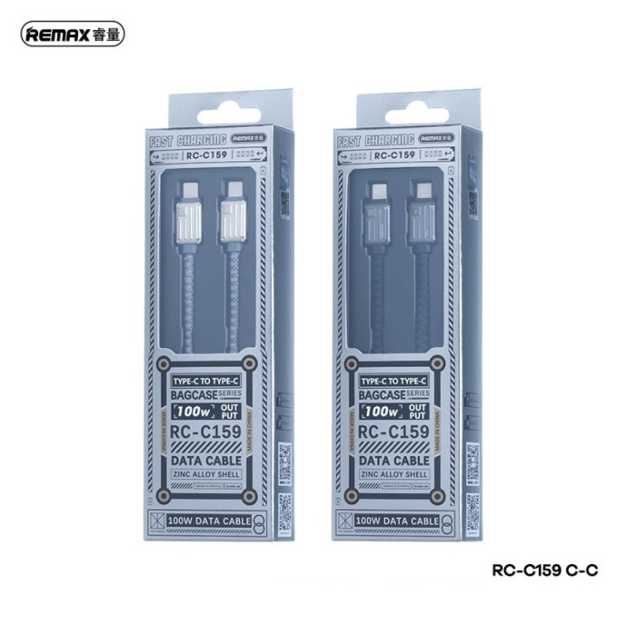 Кабель Remax RC-C159 Type-C-Type-C 100W