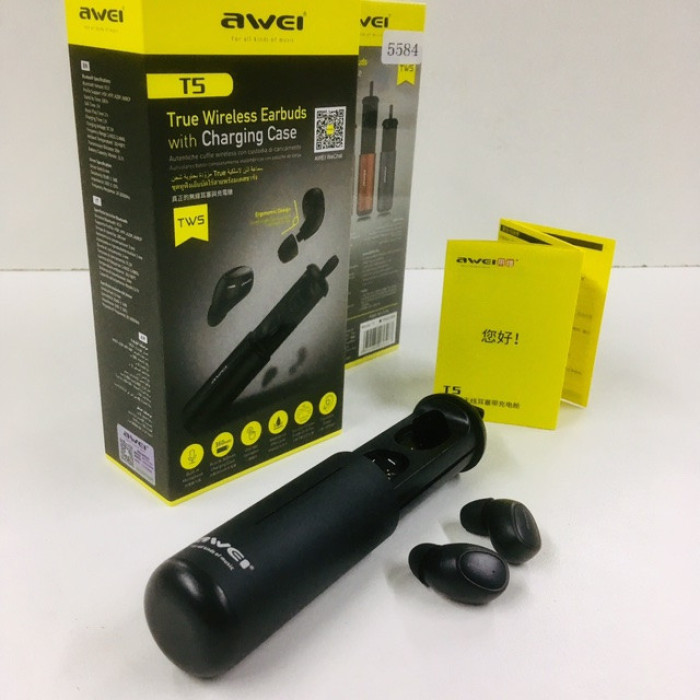 Безпроводнi Bluetooth навушники Awei T5/5584/ 6822 (72 шт)