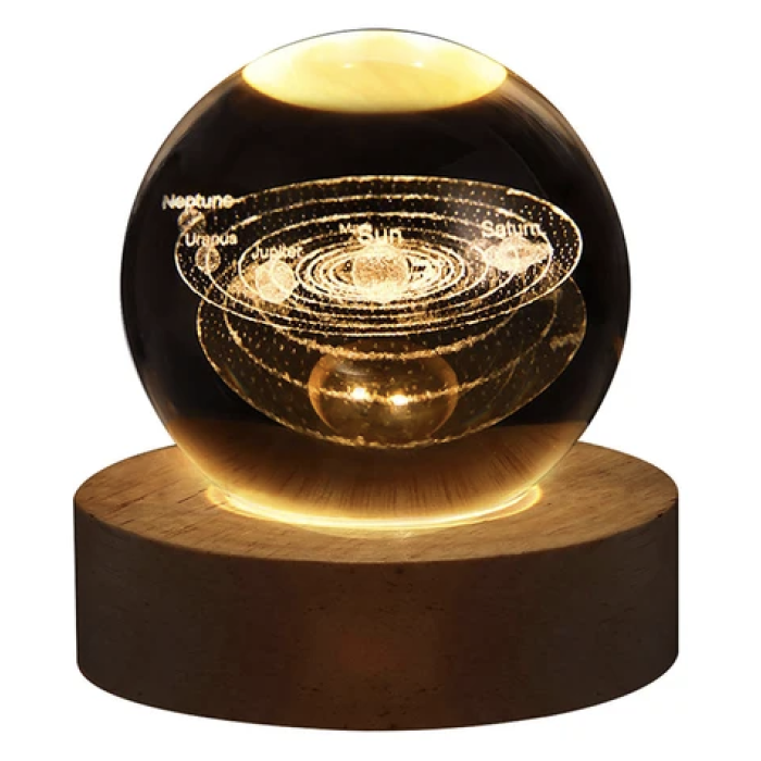 Кришталева куля із сонячною системою 6/8 см ART 9321 (40)