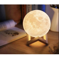 Настільний світильник акумуляторний 3D Moon Lamp ART-0164/ 17,5 см (36)