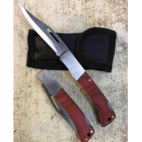 Ніж складаний з дерев'яною накладкою 165 mm ART-003C (360)