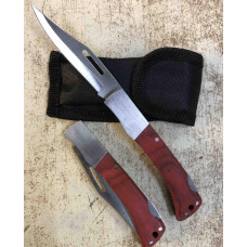 Ніж складаний з дерев'яною накладкою 165 mm ART-003C (360)