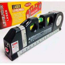 Лазерний рівень із вбудованою рулеткою LASER LEVELPRO3 ART-7124 (100 шт./яский)