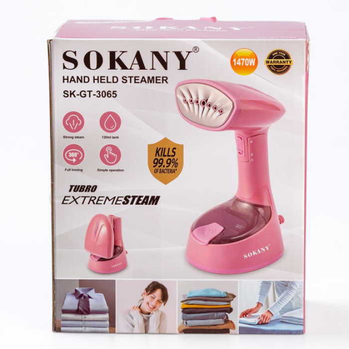 Відпарювач ручний для одягу SOKANI SK-GT-3065 PINK (20)
