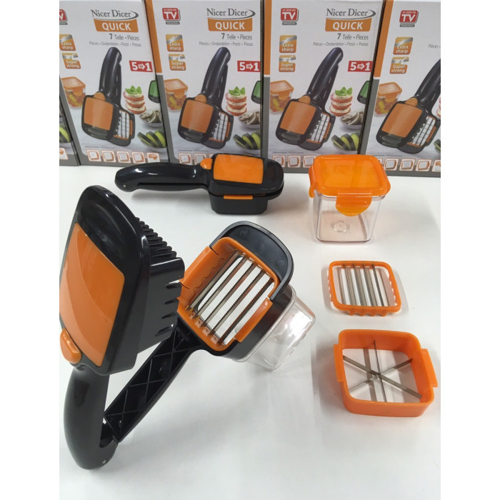 Овочерізка QUICK Naiser чорний ND-51/1280/5465 (48/50 шт)