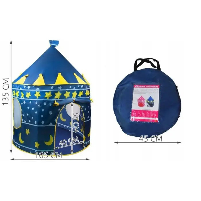 Дитячий ігровий намет замок, Палатка дитяча у формі замка KL 9999 (30 шт./яский)