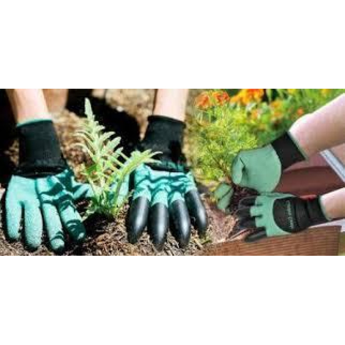 Садові рукавички з нігтями MOD 4505 (200 шт/ящ)