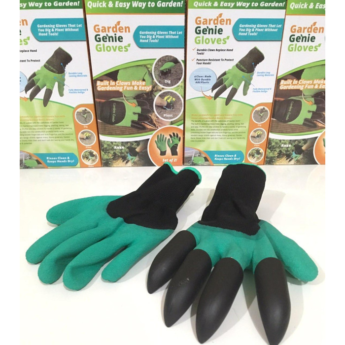 Садові рукавички з нігтями MOD 4505 (200 шт/ящ)