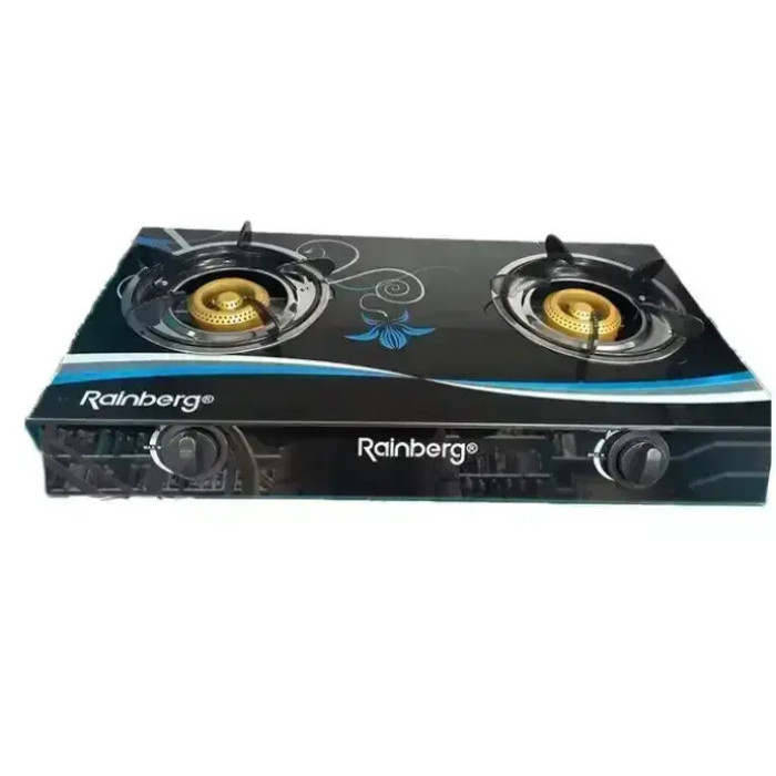 Газова плита на 2 конфорки Rainberg | Скляне покриття — RB-2231 (1)