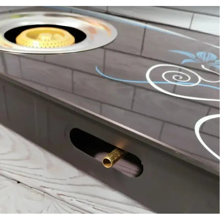 Газова плита на 2 конфорки Rainberg | Скляне покриття — RB-2231 (1)