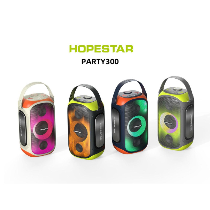 Портативна колонка HOPESTAR PARTY 300 80W (1 Мікрафон) (6 шт.)