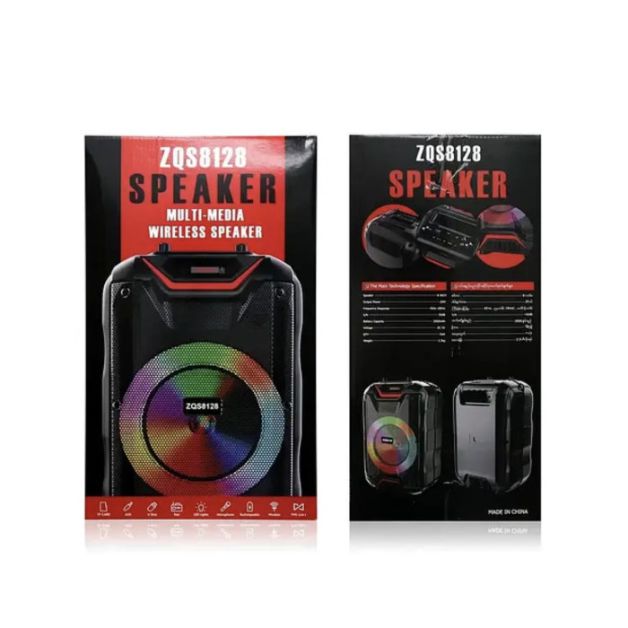 Колонка музична портативна Bluetooth ZQS 8128 (8) 8176