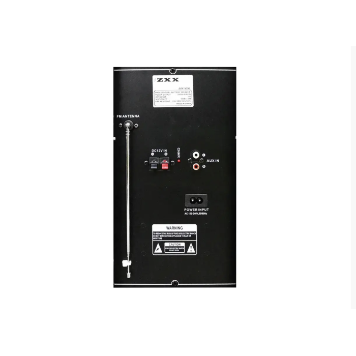 Акустична переносна колонка ZXX-9393/ 7909 80Вт 15" 81х30х30см TWS/FM/USB/TF/SD/BT/REC/LED/2MIC (1)