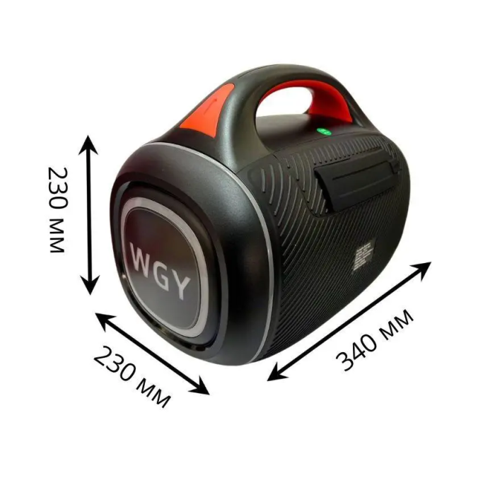 Мінідинамік Bluetooth 5" LED WGAOYANG WGY-502 6468 (6)