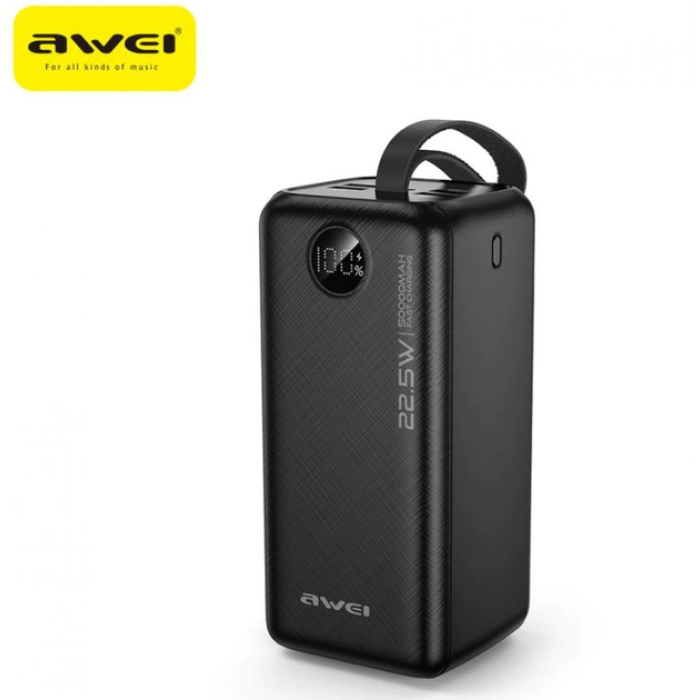 Моб. Зарядка POWER BANK AWEI P91K 22,5W 40000mah/ 9612 (20)
