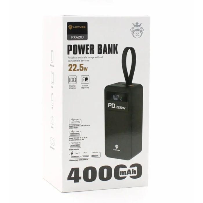 Power bank LENYES PX421D 40000 mAh (27)