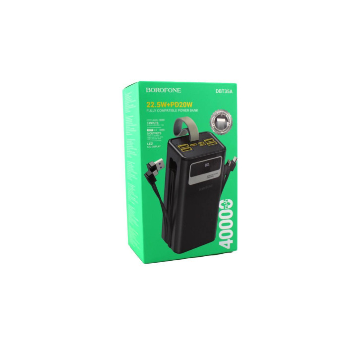 Моб. Заряджання BOROFONE POWER BANK 40000MAH DBT 35A/ 5555 (21)