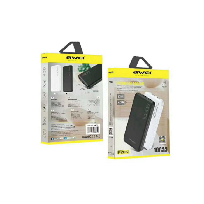Моб. Заряджання POWER BANK AWEI P5K 10000 mah ART 8141 (60)