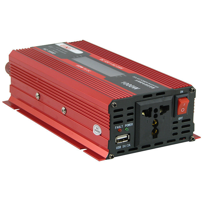 Перетворювач KC-1000D/2812 12v/220v/1000wat+LCD (40 шт./яский)