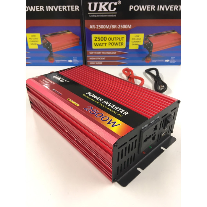 Перетворювач AC/DC UKC AR-2500M/3052 12 V / 220 V / 2500 WAT (10 шт./ясть)