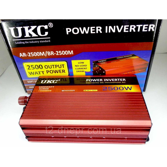 Перетворювач AC/DC UKC AR-2500M/3052 12 V / 220 V / 2500 WAT (10 шт./ясть)