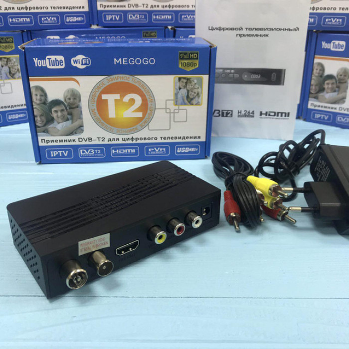 Цифровий ефірний приймач TV тюнер T2 MG 811 Megogo (40)