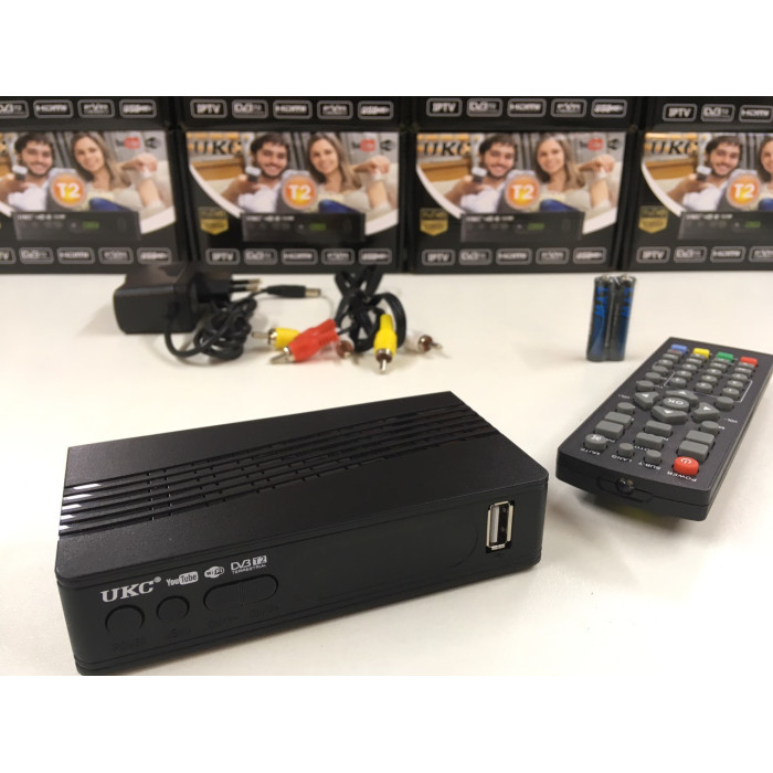Цифровий ефірний приймач TV тюнер T2 UKC-0967/4940 (40 шт./яский)