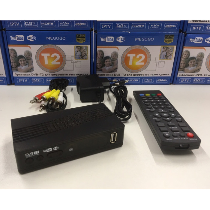 Цифровий ефірний приймач TV тюнер T2 MG 811 Megogo (40)