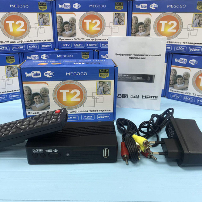 Цифровий ефірний приймач TV тюнер T2 MG 811 Megogo (40)