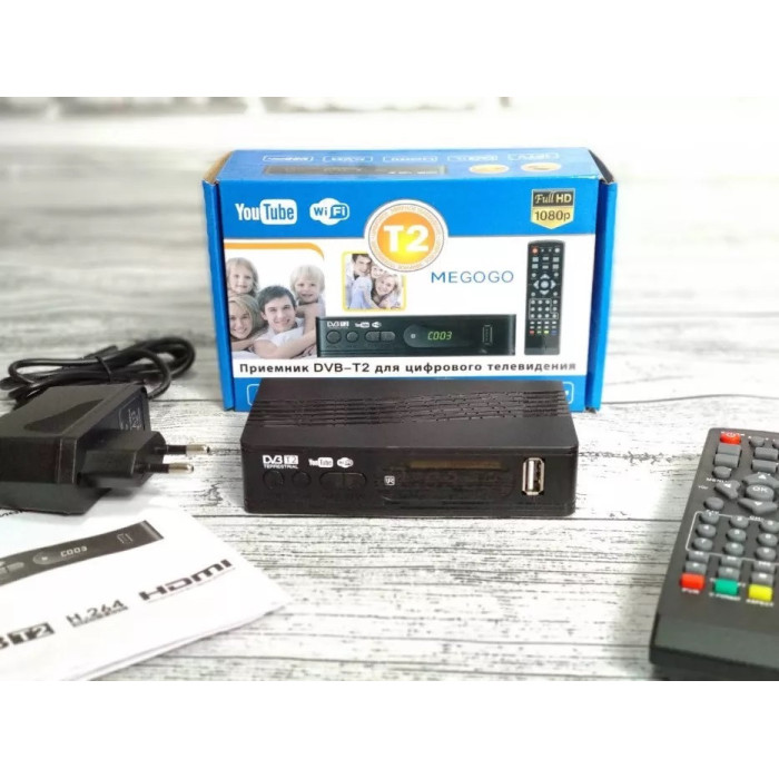 Цифровий ефірний приймач TV тюнер T2 MG 811 Megogo (40)