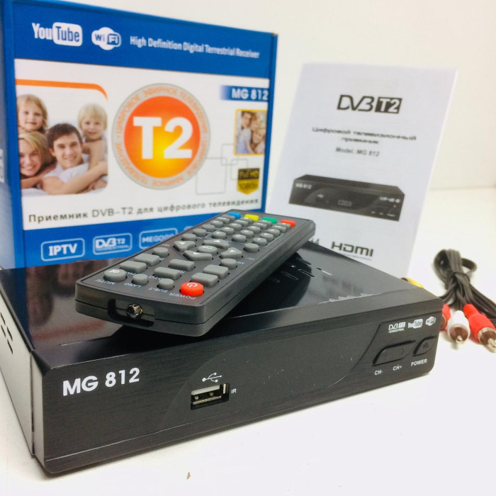 Тюнер DVB-T2 U006 METAL BIG MG 812/ UN 006 з підтримкою WiFi адаптера (40)