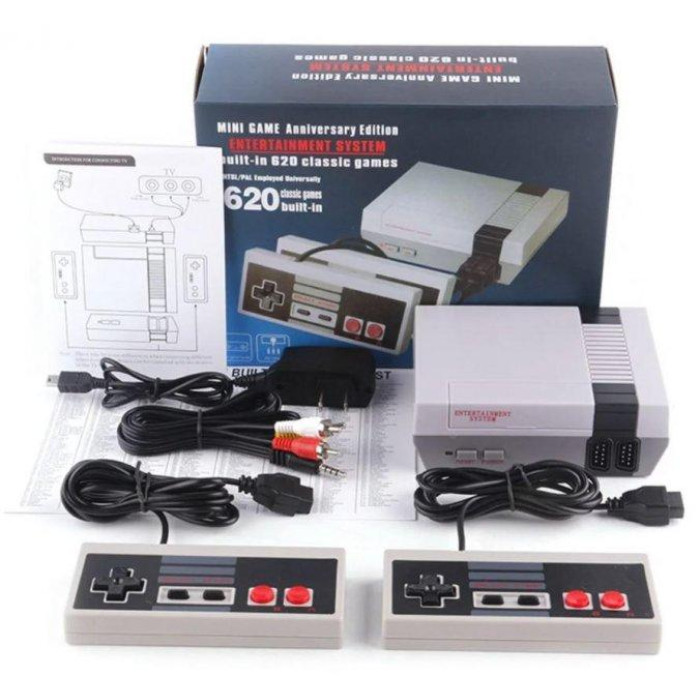 Ігрова приставка GAME NES 7724 з бездротовими джойстиками, 620 ігор ART 7724 (100 шт./ясть)