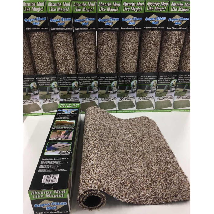 Коврик Absorbs Mud Like Magic, Super Clean Mat 0553/ FA 4072 (30 шт/ящ)