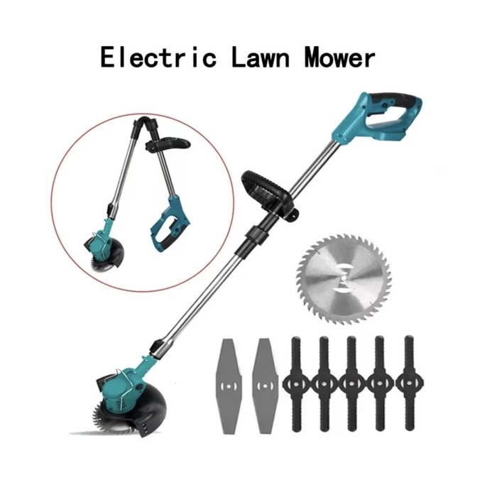 Електрична газонокосарка 36 W, 2 акк 2000 mA/год Lawn mower (6)