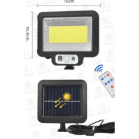Прожектор акумуляторний із сонячною панеллю T 09/ 8245 (60 шт./ясть)