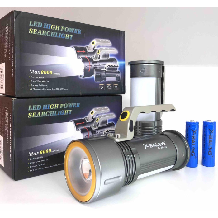 Фонарь-прожектор Police BL-670+COB /2x18650/T6/158000W (60)