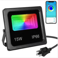 SMART LED ПРОЖЕКТОР 15 W IP66 RGB bluetooth з застосунком ART 7980 (44 шт./ясть)